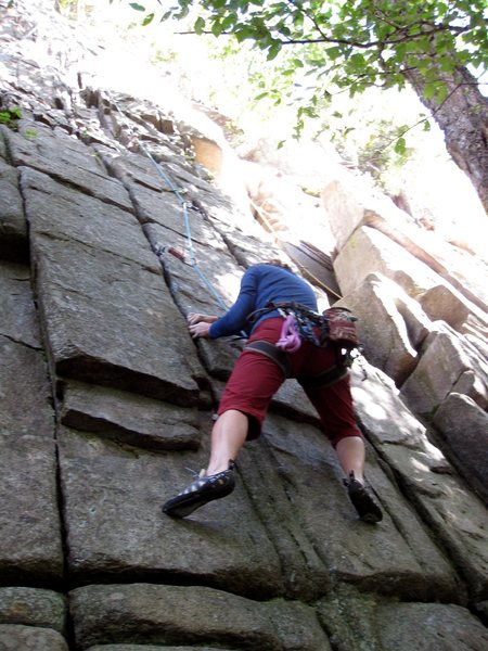 Diane at the crux