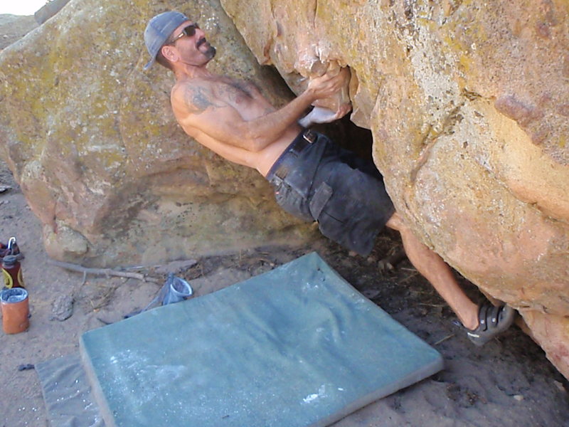 Davi Rivas on Orange, Picnic Area, Pine Mtn.