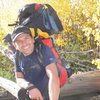 Alexander Rojas-Sanders on the approach, Spanish Creek Trail