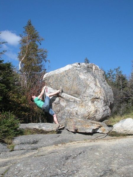 After a successful summit be sure to do this boulder problem :)<br>
<br>
Part of my ritual here.