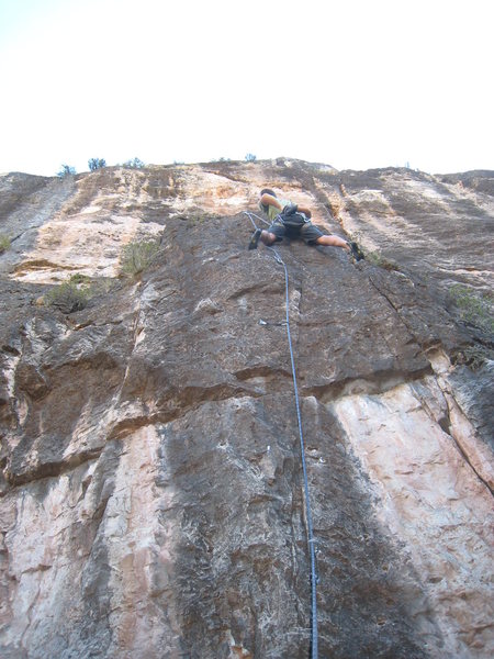 Just above the crux of Pincher.