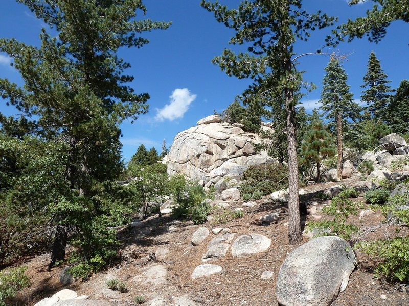 The view from the lower approach, School Rock (aka Eagle Eye Rock)