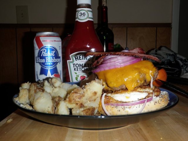 This meal totaled around 1600 calories. Then I ate a Haagen Daz bar. That one hurt a bit.