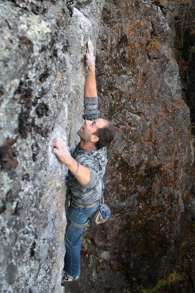 Jakob going for the last big move on the route!!! its crux time... get some!!!