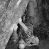 Jakob back when climbing only happened in black and white...