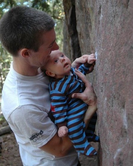 JJ's first day checking out the rocks. Does this negate his future onsight?