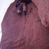 Karl Karlstom finally giving in and aiding the off width exit crack on Macita.