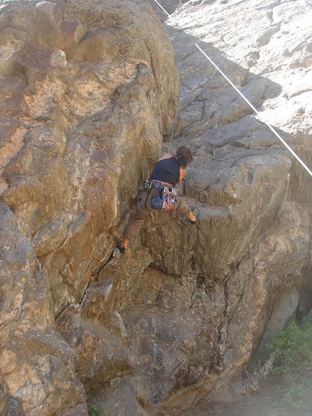 Myong just through the crux.