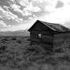 Weathered cabin in Fish Lake Valley, NV