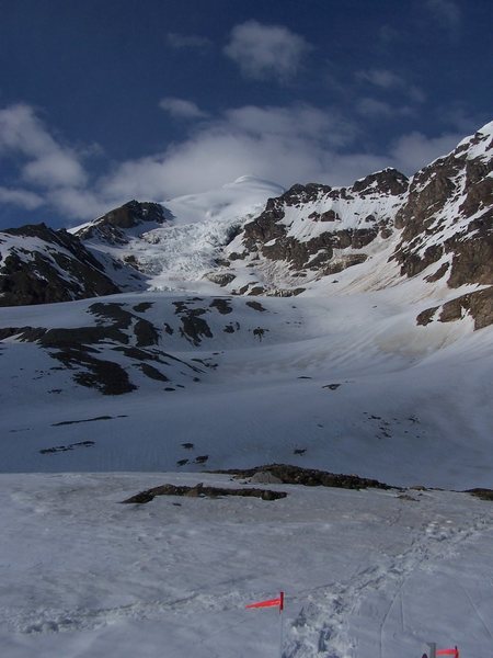 A view of the West Ridge from about 6000 ft.