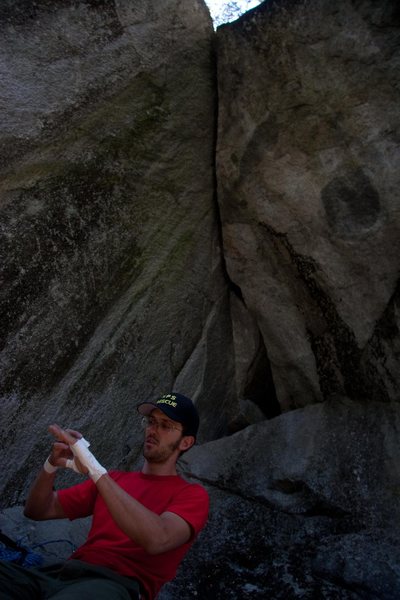Getting ready...<br>
<br>
Photo credit: Eric Bissell