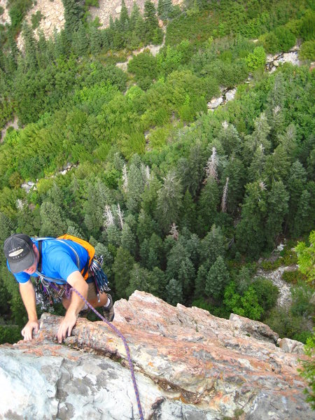 My favorite climbing partner. Patience and confidence in himself and me as a climber.