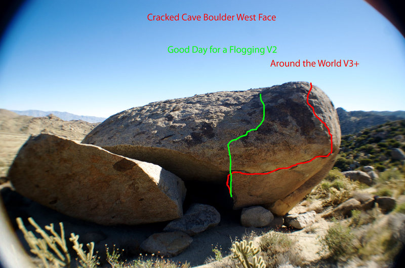 West face routes.