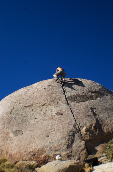 Topping out Tower Crack. fun easy secure hands the whole way.
