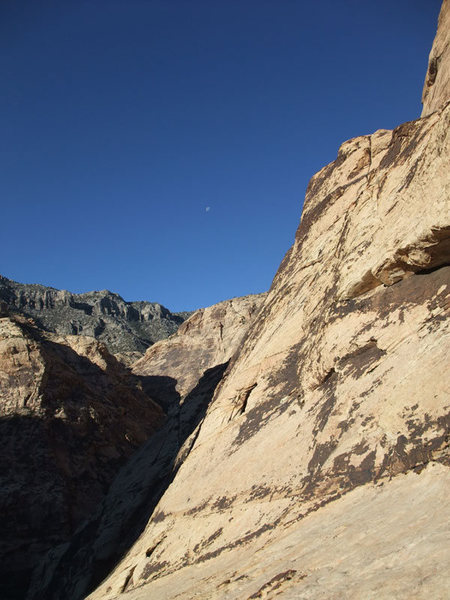 looking W up Oak Creek Canyon