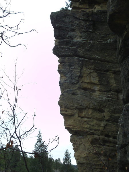 Julia's Arête from far right.