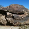 Don't have a name for this rock its about 8 feet tall.