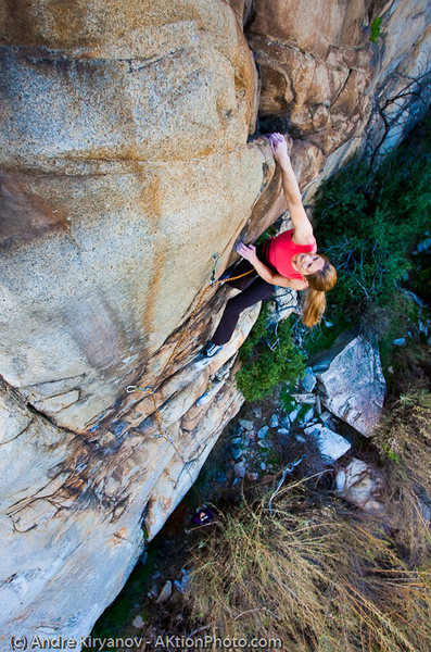 Rock Climbing In Poway Crags San Diego County