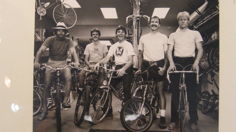 The Tune Up crew.<br>
Photo courtesy of Dave Meyer, <br>
Rock & Roll Sports Gunnison.