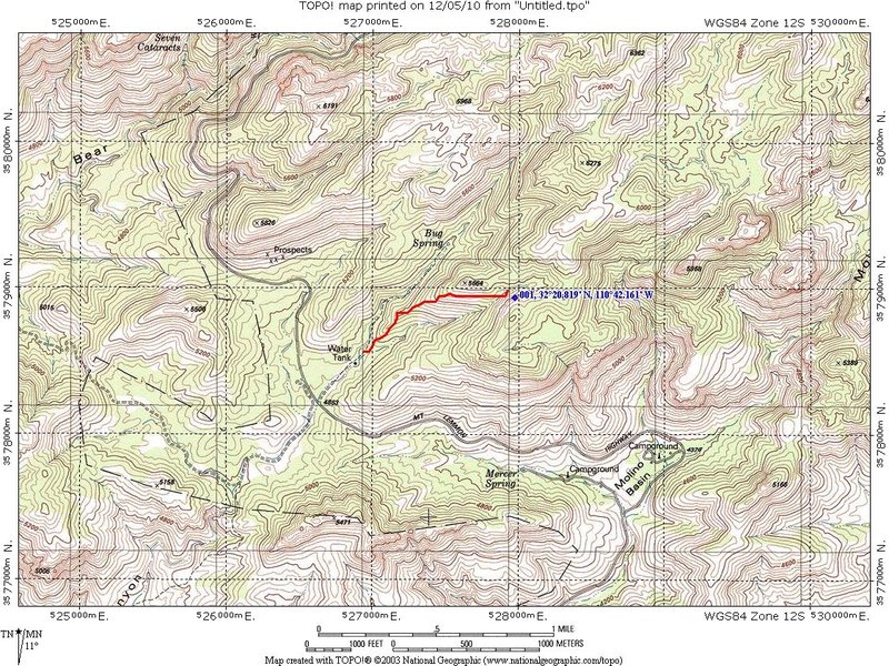 Alternate approach trail.