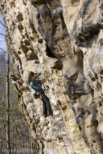 Janelle on Green Horn. photo by Anthony Carco