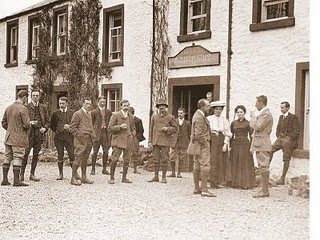 First ever Fell and Rock Climbing Club meet....... this took place outside the Wasdale Hotel 1907