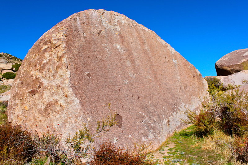 Coco Boulder in cottenwood camp area