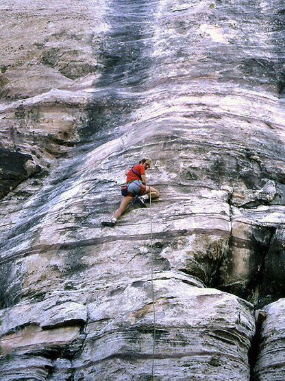 Grant Hiskes o "Ice Climb".<br>
Photo by Blitzo.