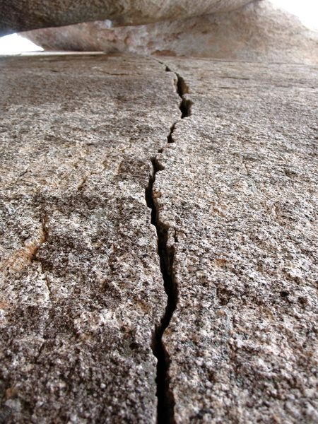crack. .10-ish. Lowenbrau Pinnacle north face.