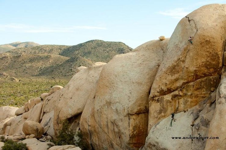 Trotter leading Stingray, 5.13+ on Iguana Dome.<br>
<br>
Posted with permission from Andrew Burr