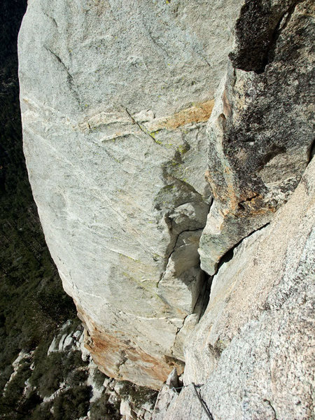 looking down P1 and the classic dihedral on Open Book