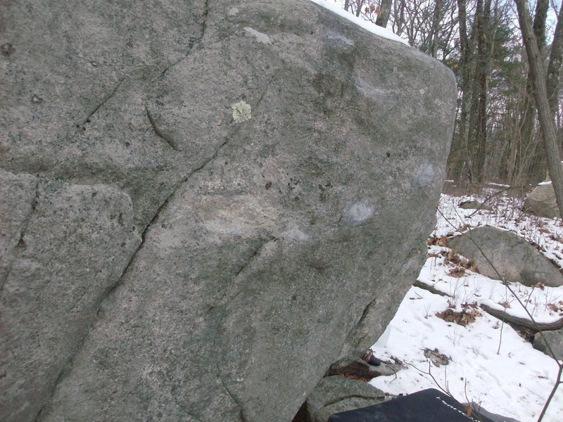 A problem with everything from tension slopey traverse to crimps to slope topout. Right on the bike path.