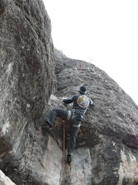 Getting ready to pull onto the slab.