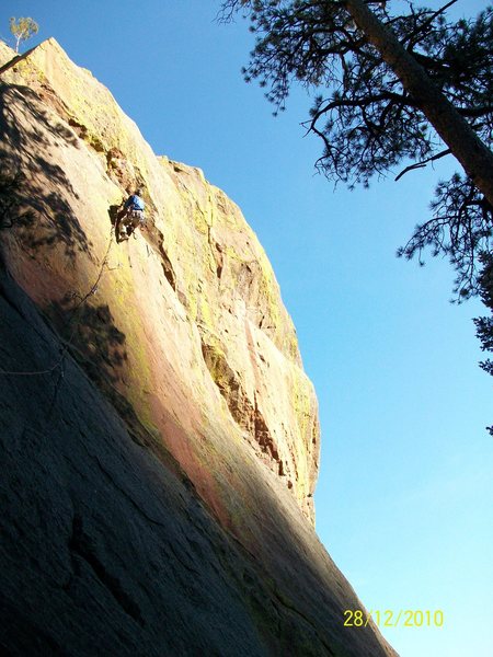 Neil high up on Bazooka.