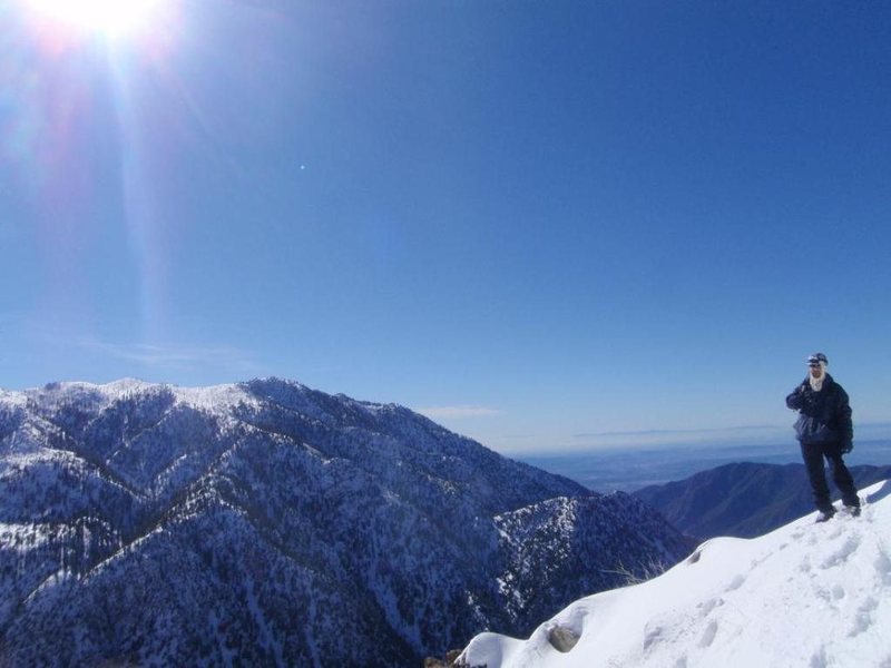 Lightning Couloir Top out