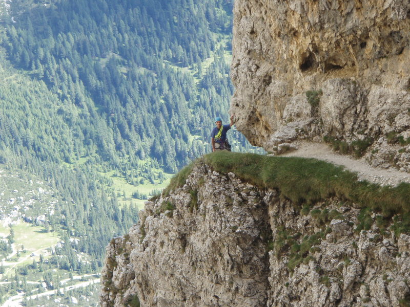 Path off the mountain