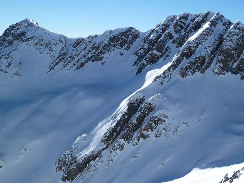 The SE ridge extension from Twilight Peak (not North Twilight). Many amazing lines to ski if one has the time.