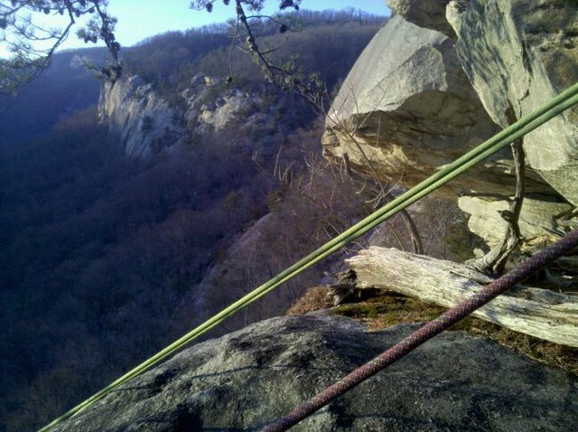 View towards Hanging Chain Wall.