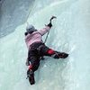 climbing ice in chapel pond canyon