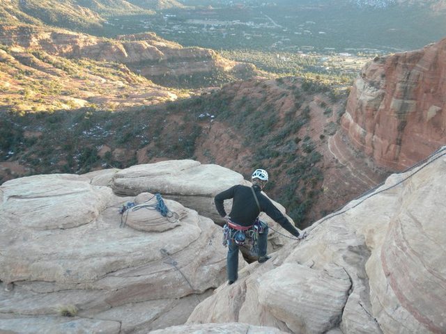 Setting up for the jump.