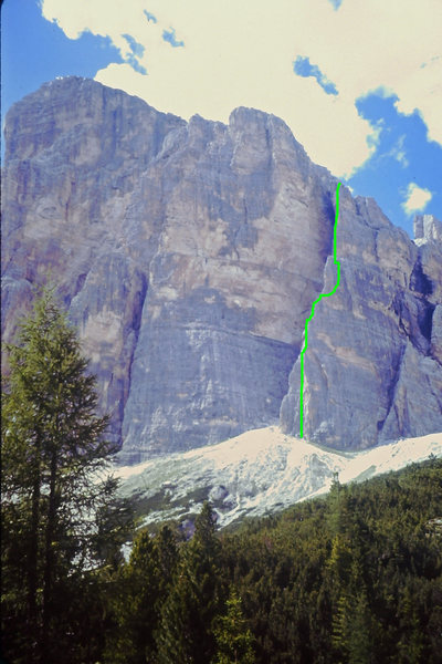 South Face Buttress 1 - South Arete route