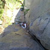 great route to access upper main wall climbs
