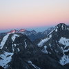 Sunset viewed from Mt. Maude<br>

