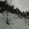 Big Gully Ice aka Porzak chute ski descent Vail, CO