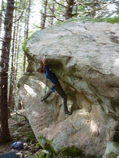 Problem: Knowing is Half the Battle (tenative V3)<br>
<br>
Climber: Tymun