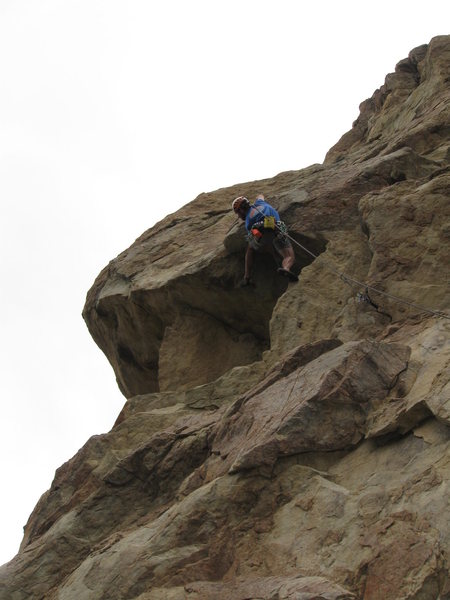 Erik H. leading Master Cylinder, mid-crux