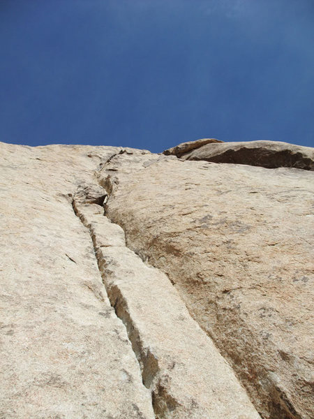 more fun crack after the bolted belay