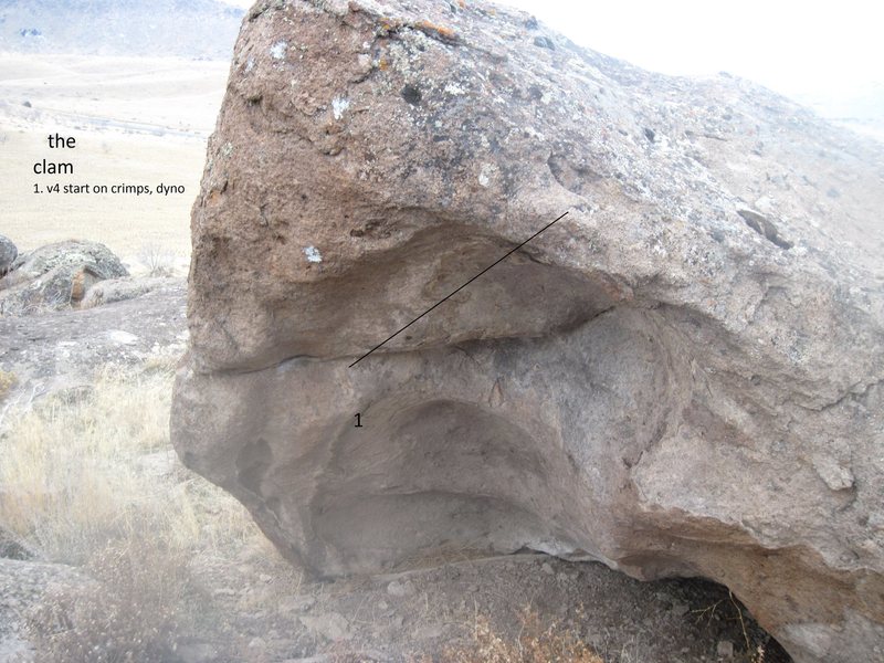 the clam boulder