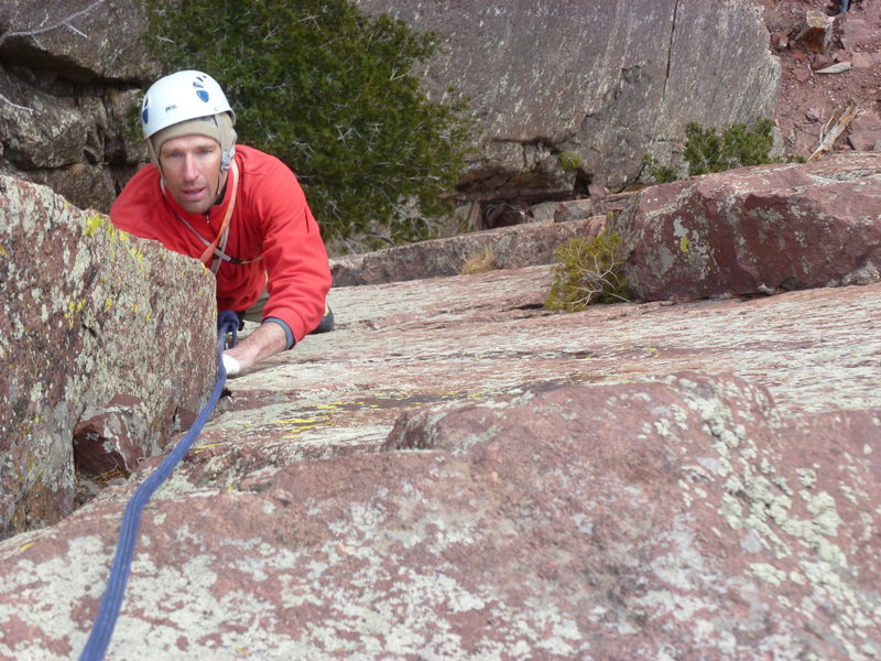 Near the top.