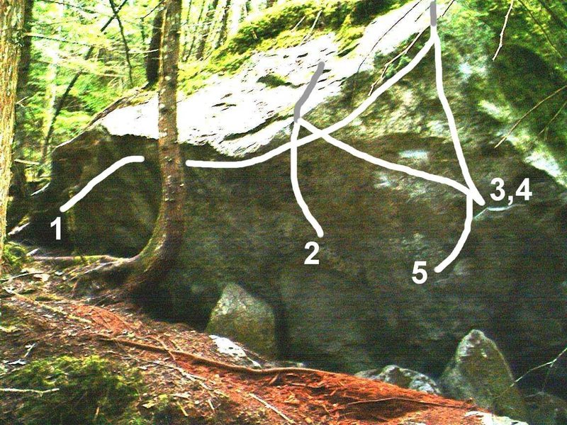1. Nate's Traverse<br>
2. Unamed<br>
3. Gaia<br>
4. Gaia Direct<br>
5. Gaia Low